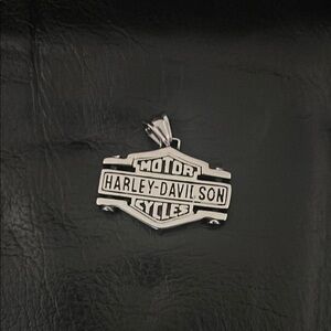 Harley-Davidson Silver Shield Jewelry Pin with Embossed Design